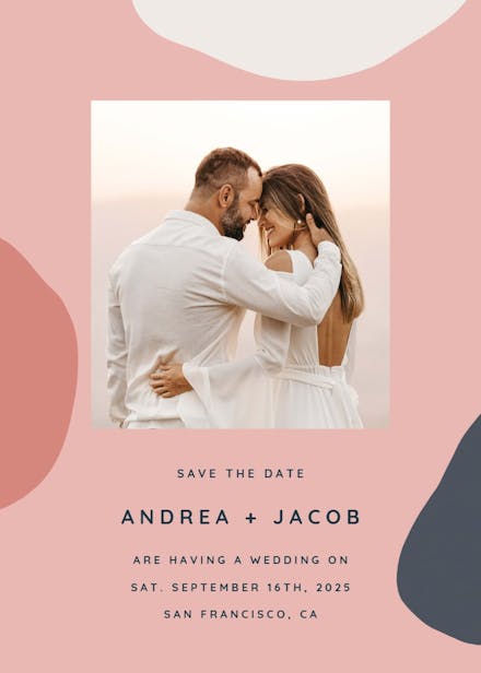 Paintery - save the date card