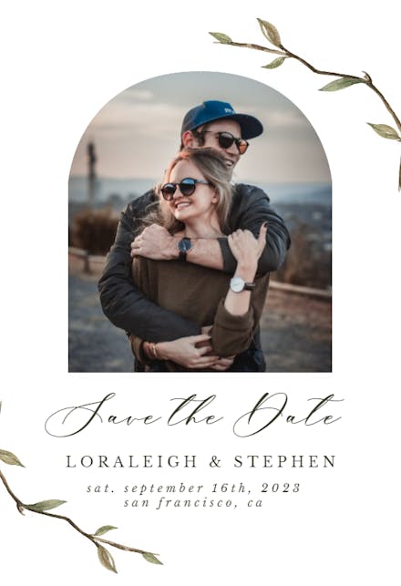 Pastel Boho - Save the Date Card