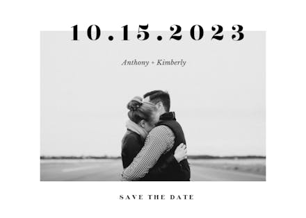 Prestige - Save the Date Card