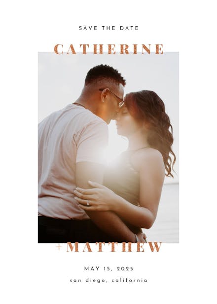 Saint etienne - save the date card