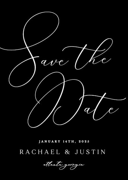 Salma - save the date card