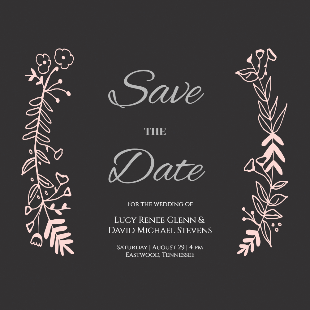 Save The Date Templates (Free) | Greetings Island