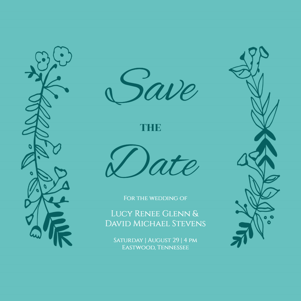 Save The Date Templates (Free) | Greetings Island