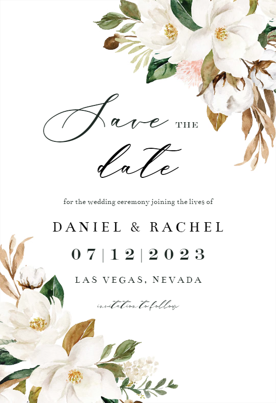 Personalisierte Save the Date Hochzeit Einladung zum Ausdrucken Karten Hochzeit Vorlage Template selbst gestalten g\u00fcnstig eigene Namen