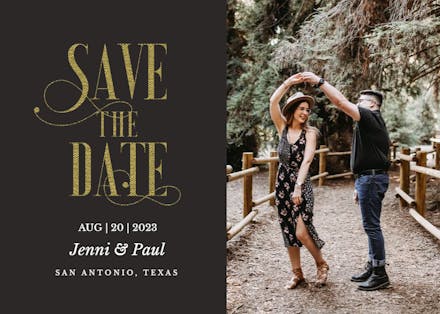 Stamped - Save the Date Card