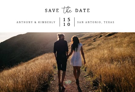 Timeless - Save the Date Card