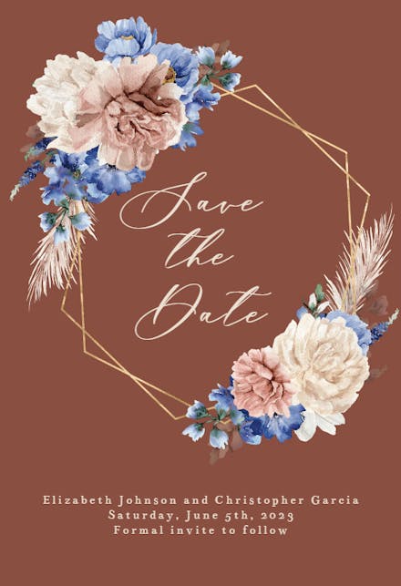 Very Peri - Save the Date Card