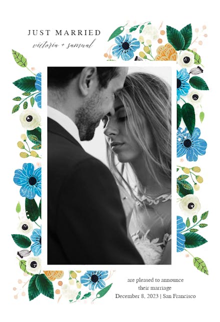 Blue & Orange - Birthday Invitation Template | Greetings Island