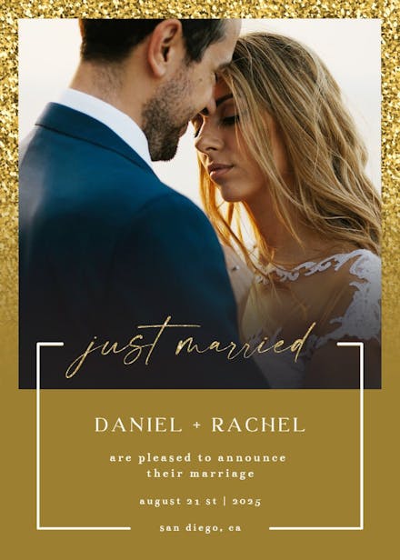 New era - wedding announcement