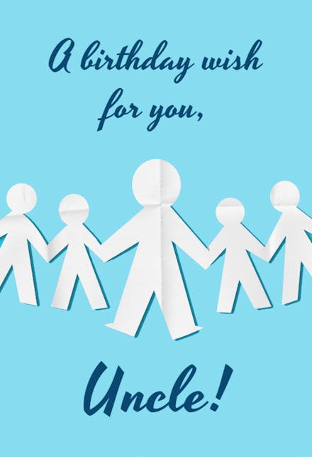 Birthday Wish For Uncle Free Birthday Card Greetings Island