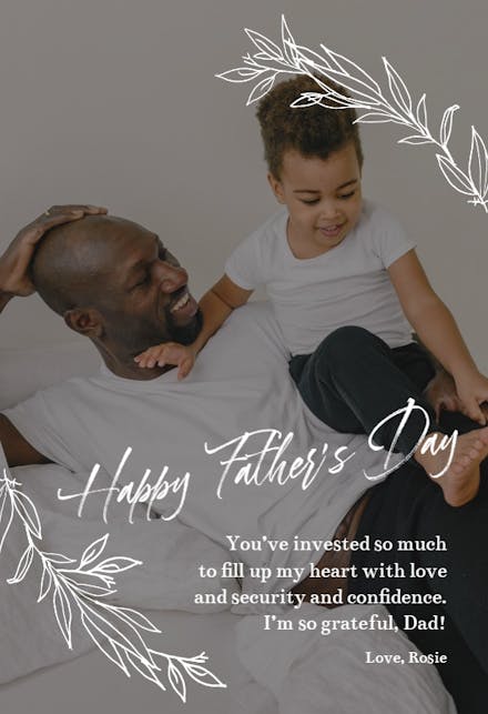 Dad & Me - Father's Day Card