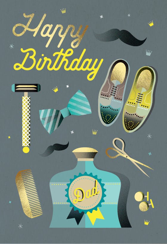 Dashingly Dapper Free Birthday Card Greetings Island