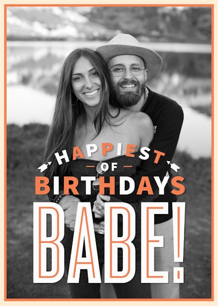 First rate hunk - birthday card