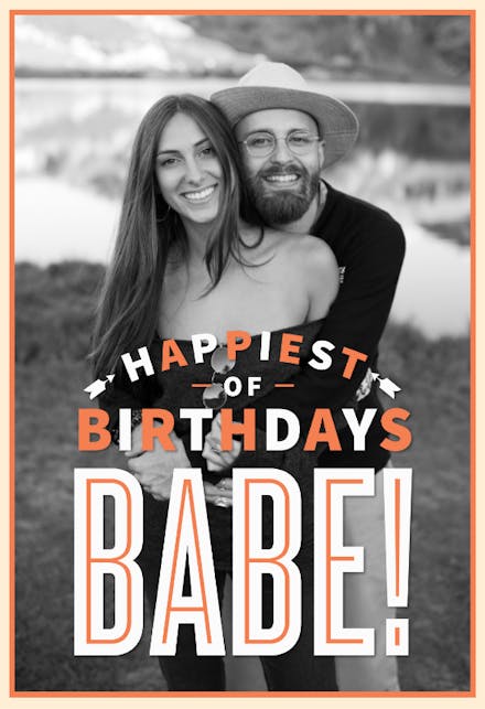 First Rate Hunk - Birthday Card