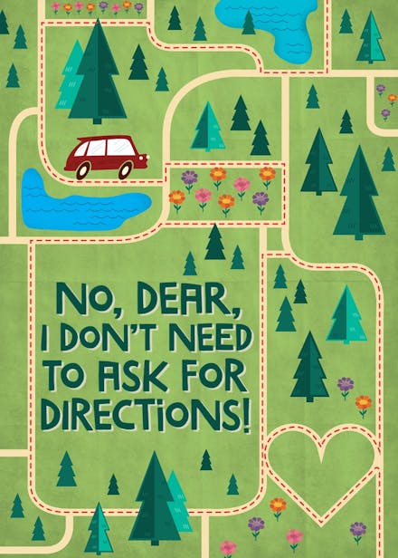 Found my way to you - birthday card