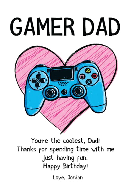 Good Game - Birthday Card