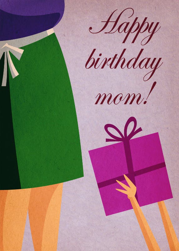 Happy birthday mom - happy birthday card