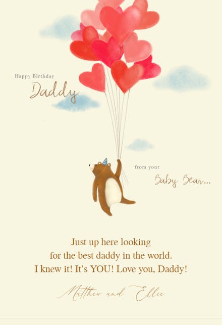 Love Lift - Birthday Card