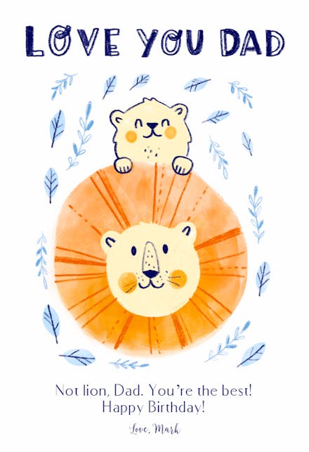 Mane Attraction - Birthday Card