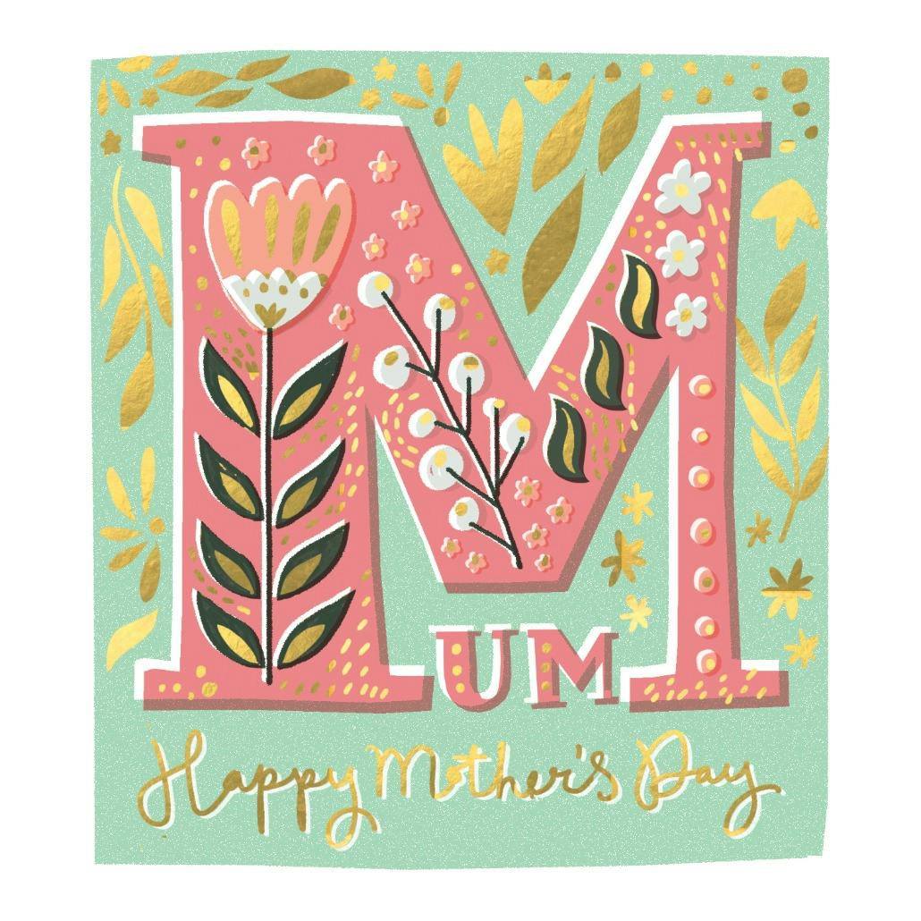 Mum’s the word - birthday card