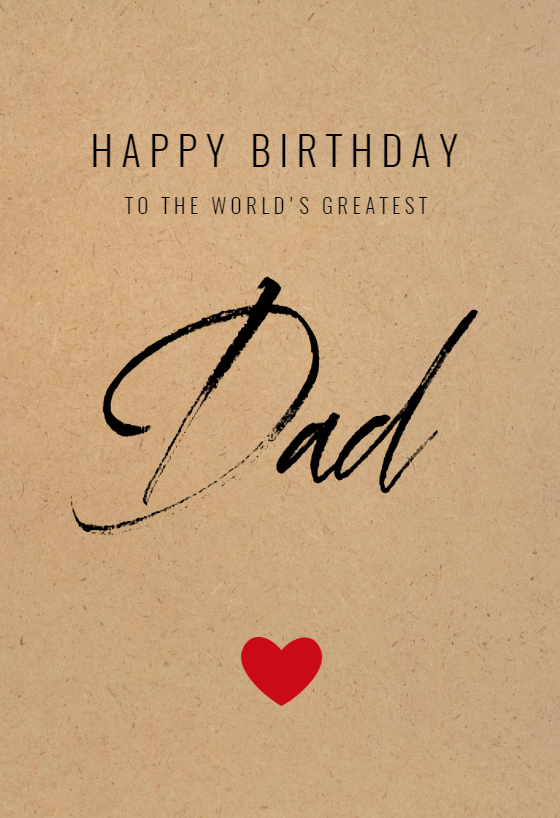 World's Greatest Dad Free Birthday Card Greetings Island