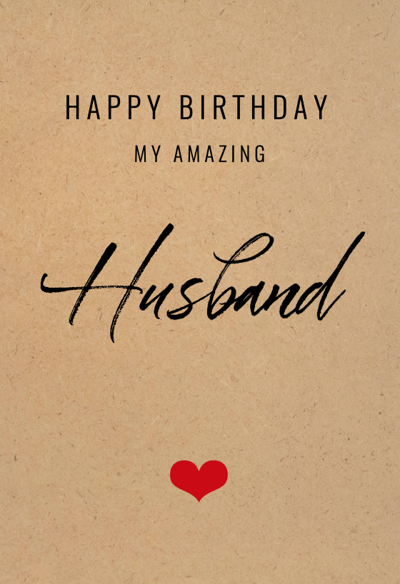 Greatest Husband - Birthday Card (Free) | Greetings Island