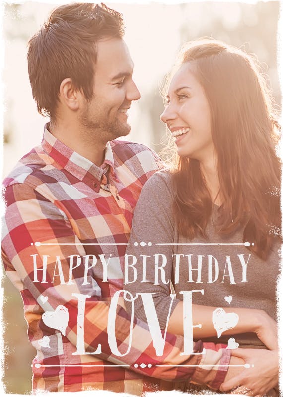 My love for you grows -  free birthday card