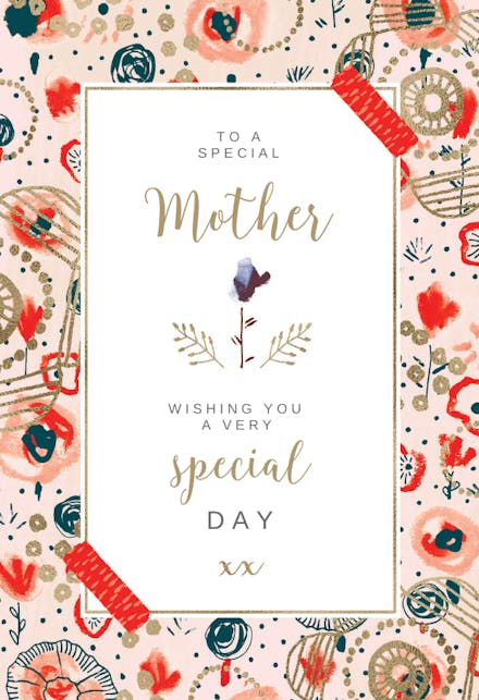 Natural Frame - Tarjeta De Cumpleaños