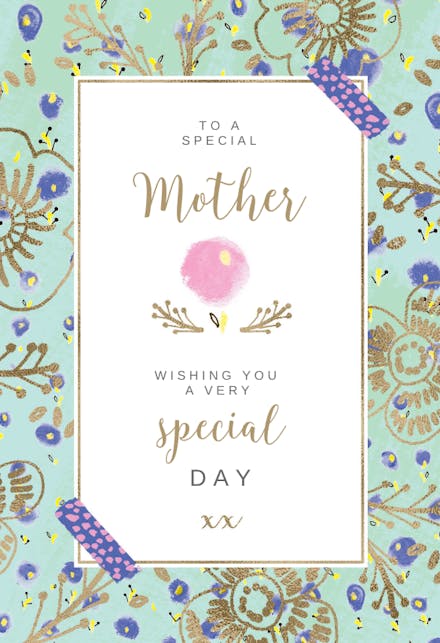 Natural Frame - Tarjeta De Cumpleaños