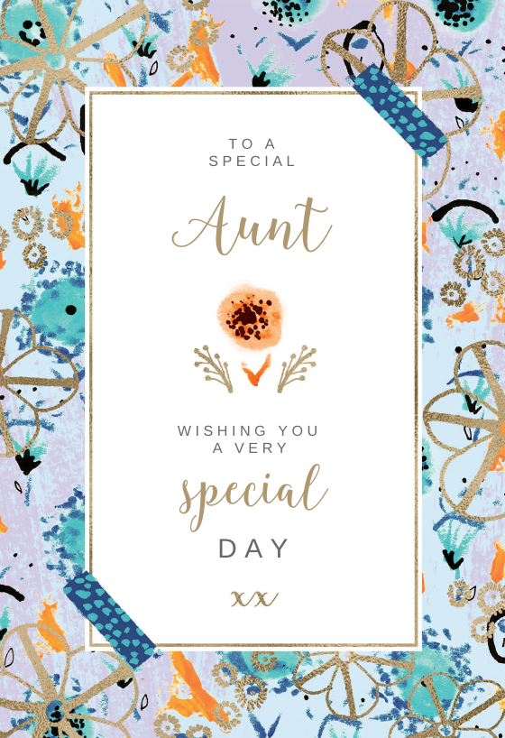 birthday card ideas for aunt