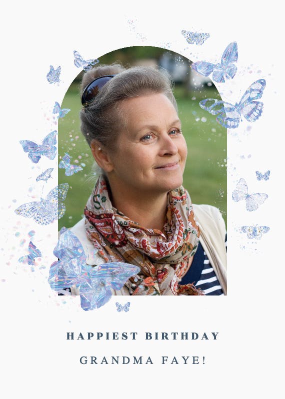 Spread your wings - birthday card