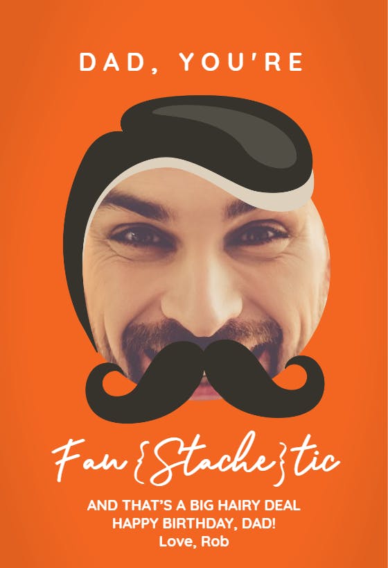 Stached away -  birthday card