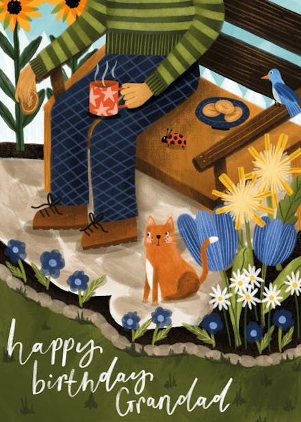 Sun & smiles - birthday card