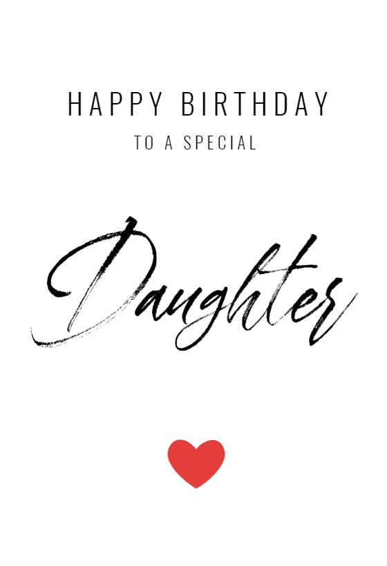 to a special daughter free birthday card greetings island