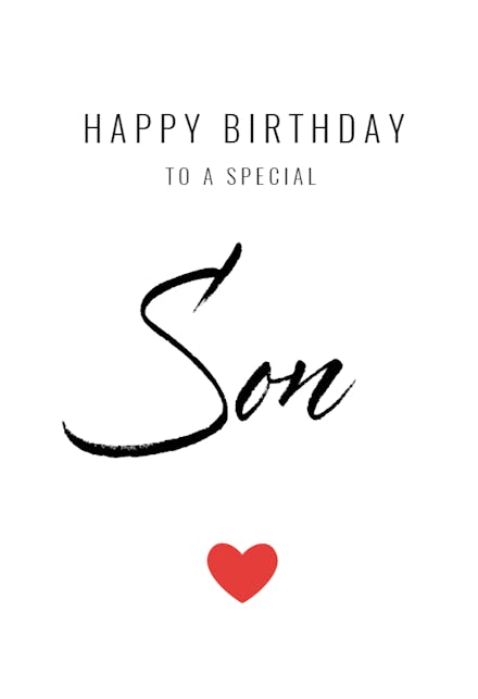 Birthday Cards For Son Free Greetings Island