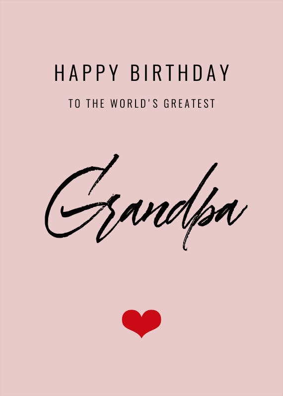 World's greatest grandpa -  tarjeta de cumpleaños gratis
