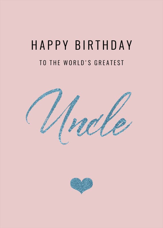 World's greatest uncle -  tarjetas de agradecimiento por la asistencia