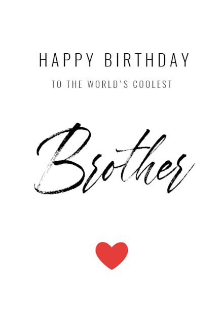 Birthday Cards For Brother Free Greetings Island