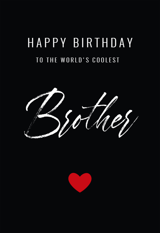 A Great Brother - Birthday Card | Greetings Island