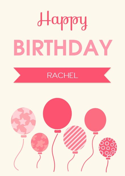 Birthday greetings - birthday card