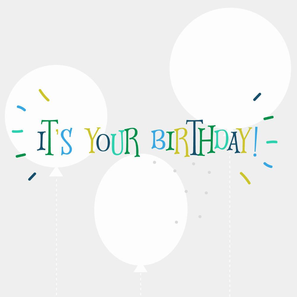 Celebrate you - happy birthday card