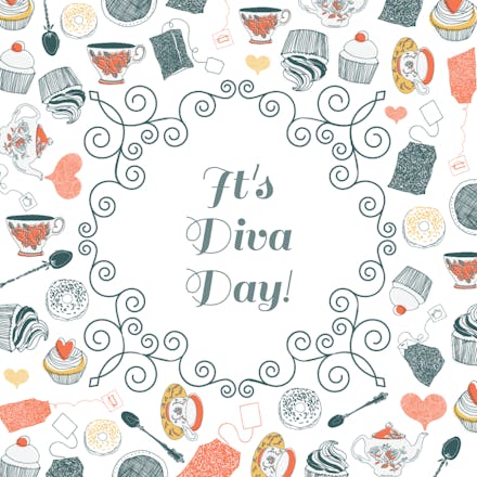 Diva Day - Birthday Card