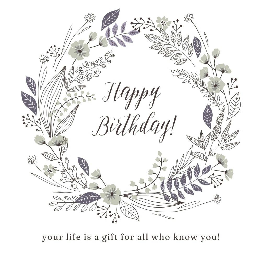 Gift of you -  tarjeta de cumpleaños gratis