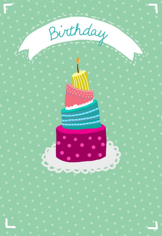 Its your birthday make a wish - happy birthday card