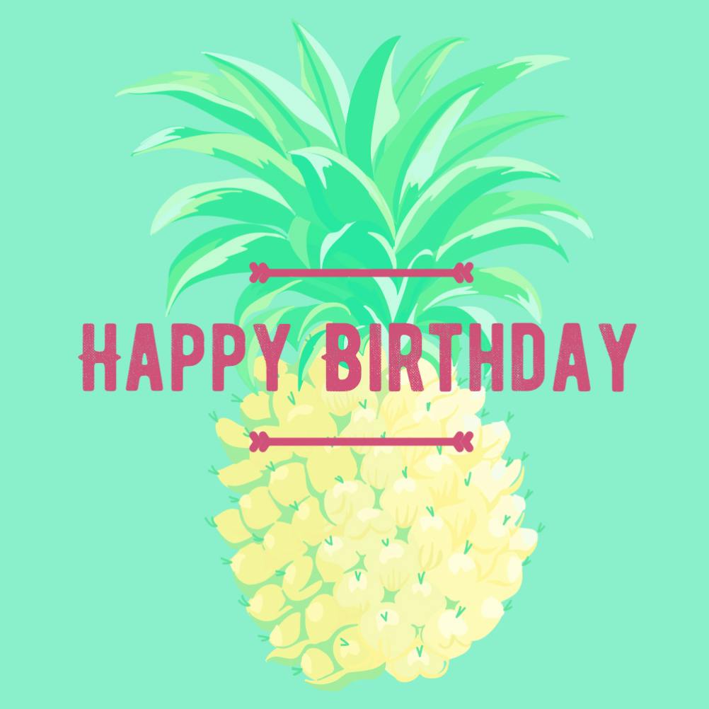 Juicy year - happy birthday card