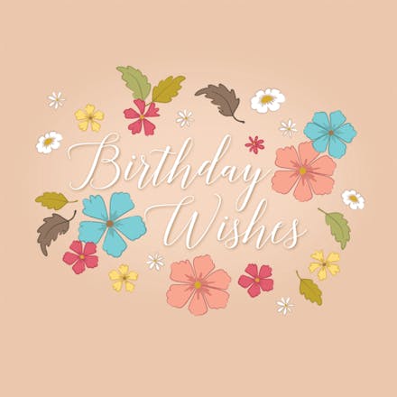 Just Peachy - Birthday Card