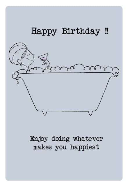 Happy Whatever Birthday Greeting Card