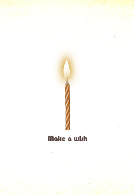 Make a Wish - Birthday Card
