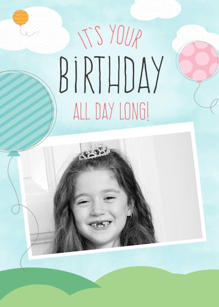 Happy every hour - birthday card