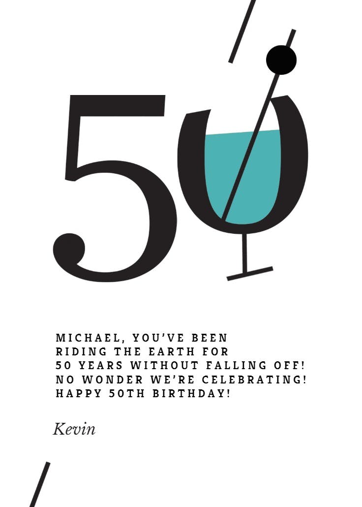 Birthday cheers - birthday card